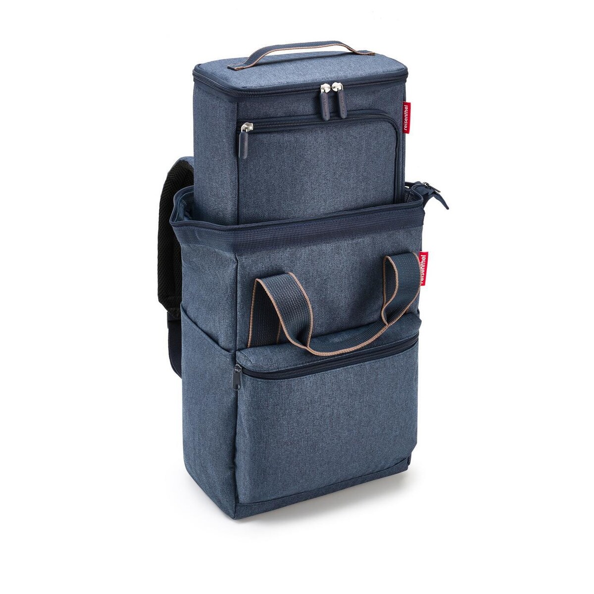 Torba COOLERBOX, herringbone dark blue