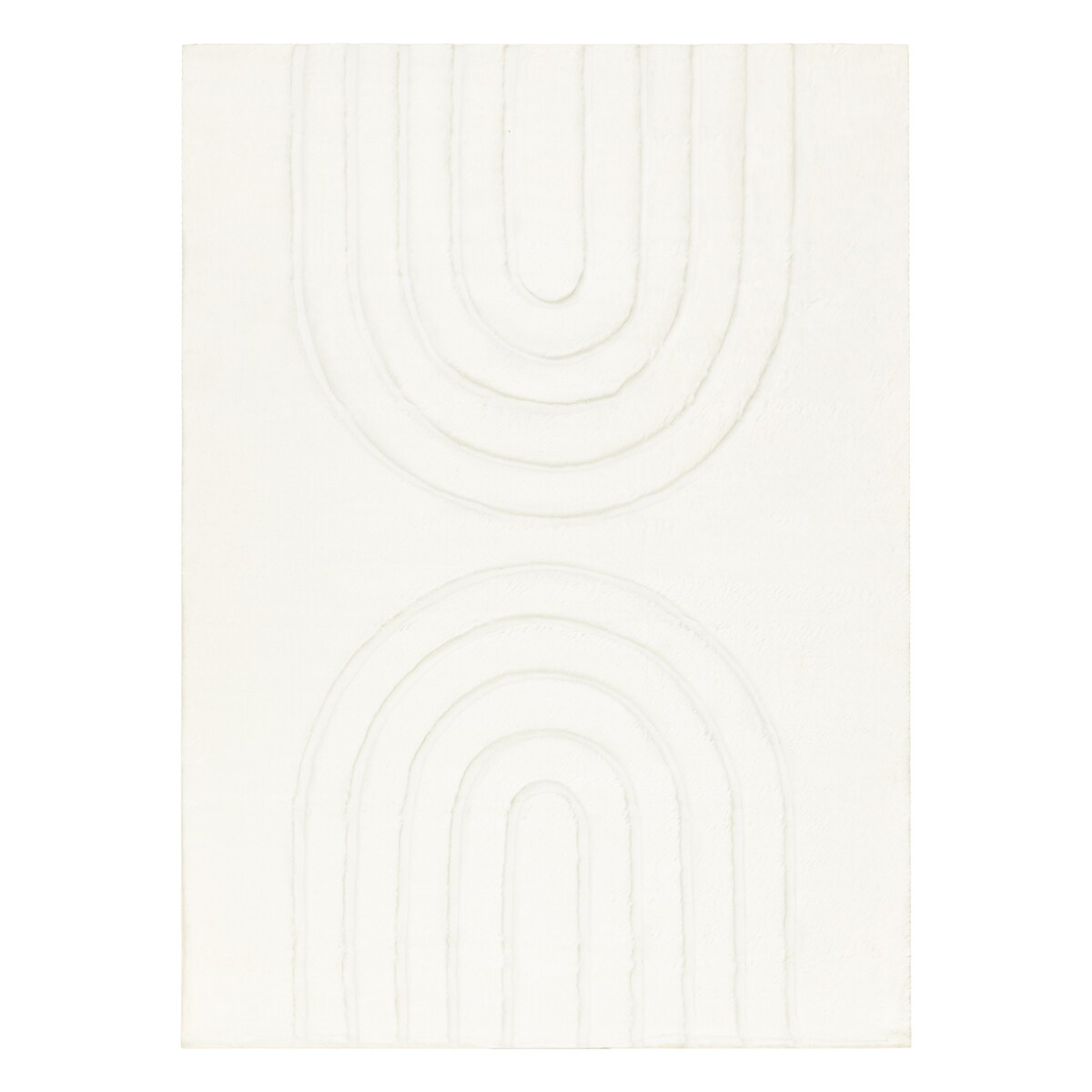 Dywan CURVY biały 11 Arches do prania, 200x290 cm