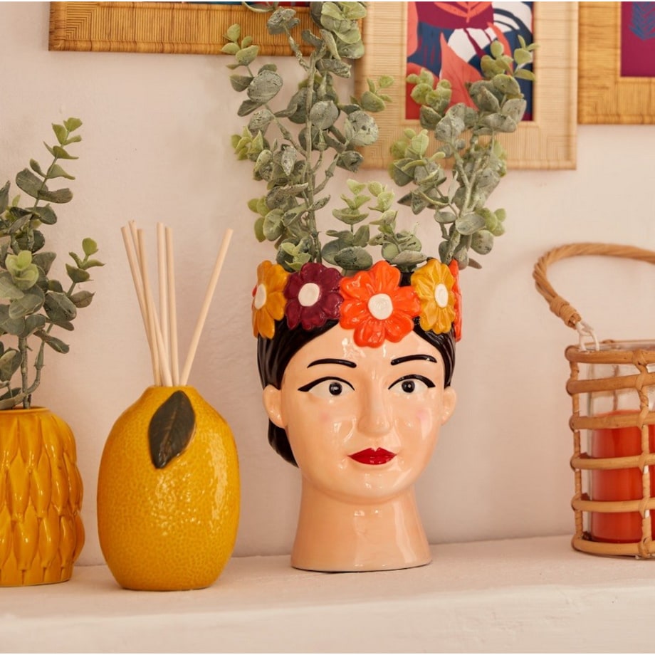 Osłonka ceramiczna w kształcie głowy kobiety Yuca 18,2 cm