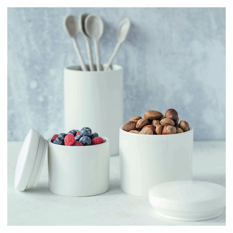 Pojemnik na utensylia kuchenne Epicurious, biały