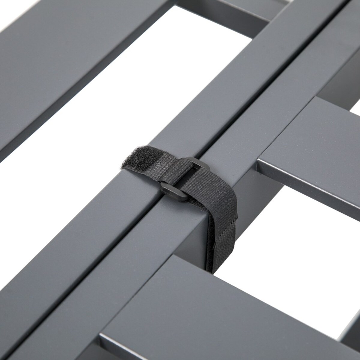 Zestaw Mebli Ogrodowych MARBELLA z Sofą Narożnikiem i Stolikiem SZARY