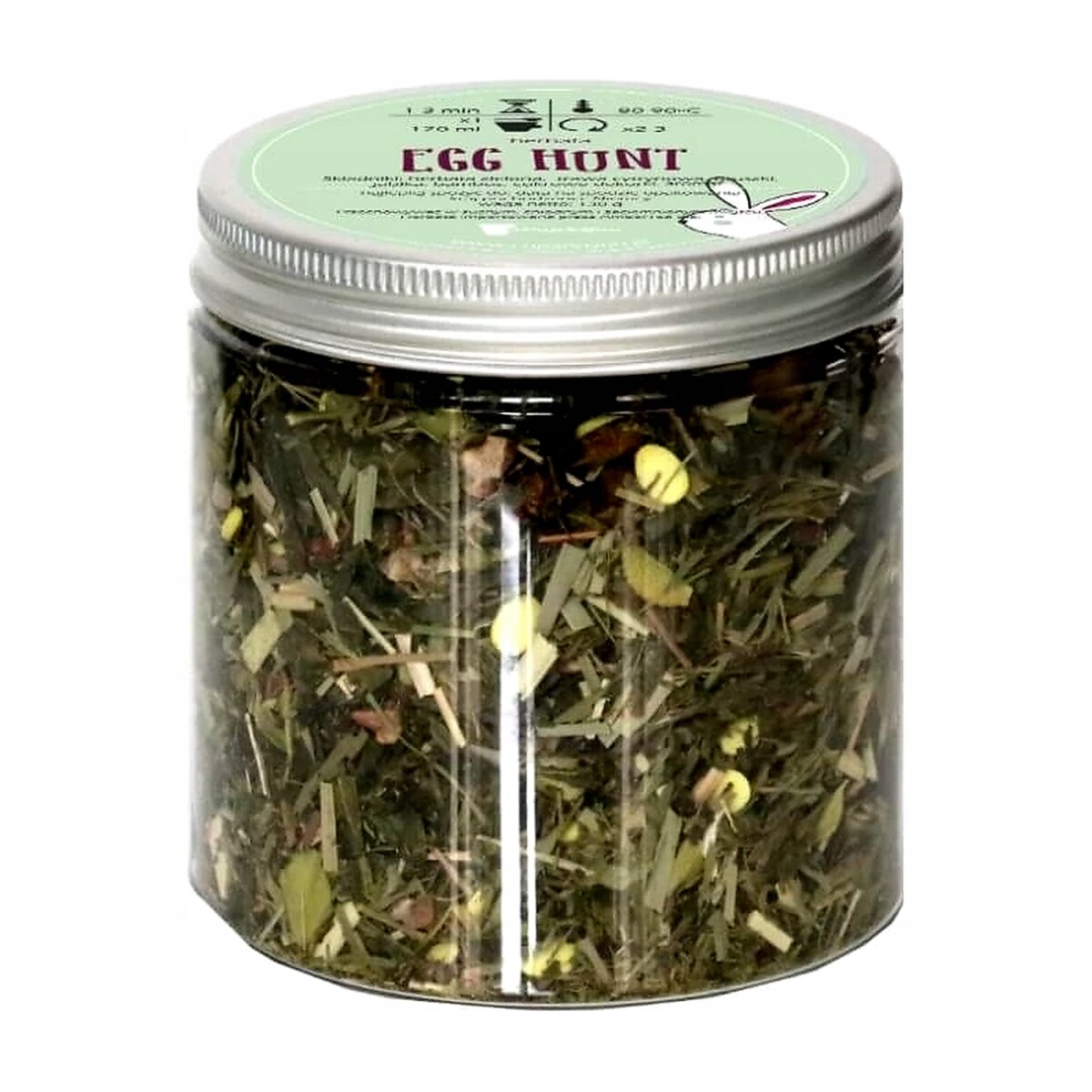 Herbata zielona sypana liściasta EGG HUNT o smaku gruszki prezent upominek na Wielkanoc Zajączka dla kobiety faceta