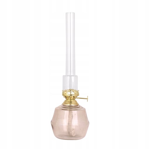LAMPA NAFTOWA MIKE latarnia różowa wys. 30cm