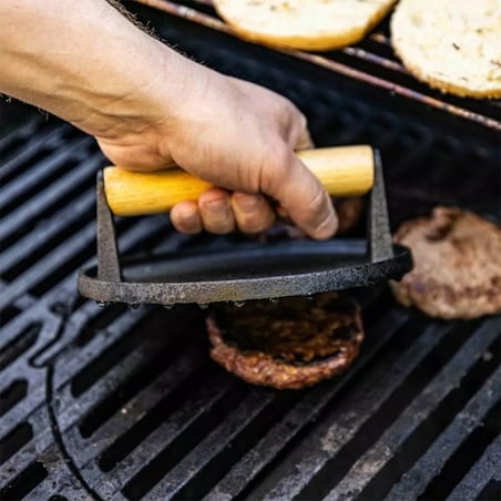 Żeliwna Praska Do Burgerów Steków Kinghoff