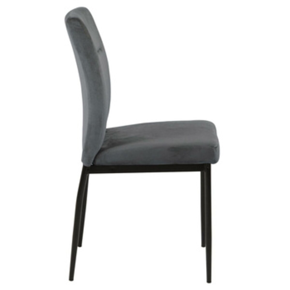 Krzesło Demi dark grey tapicerowane