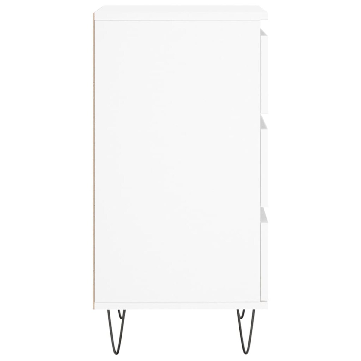 vidaXL Komoda, biała, 40x35x70 cm, materiał drewnopochodny