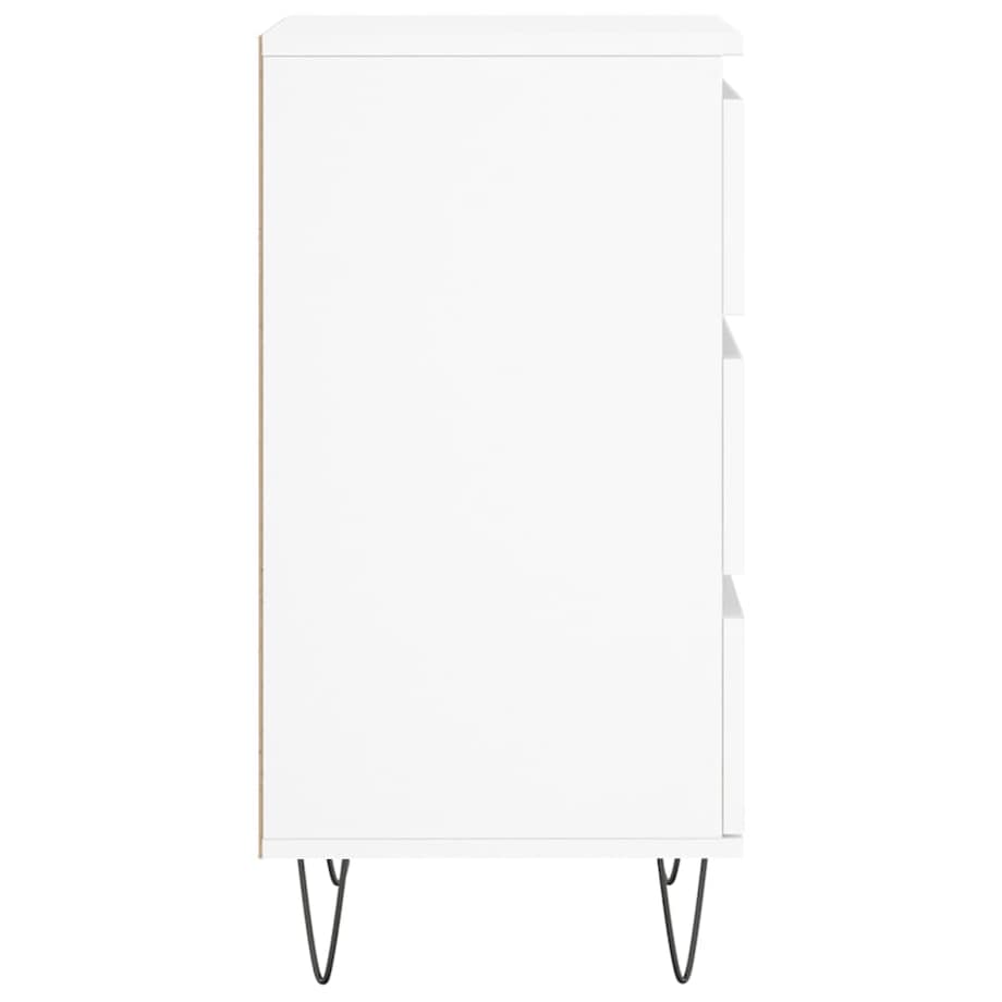 vidaXL Komoda, biała, 40x35x70 cm, materiał drewnopochodny