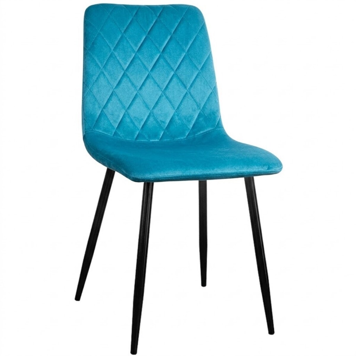 Krzesło tapicerowane pikowane wygodne nowoczesne do kuchni jadalni