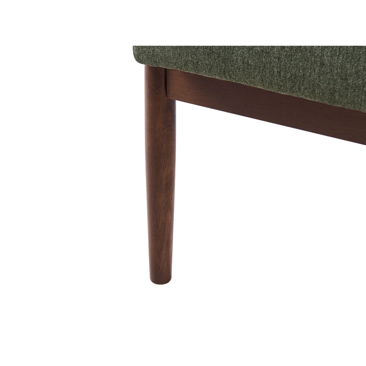 Sofa dla 2 osób ESRUM Zielony/ ciemny brąz