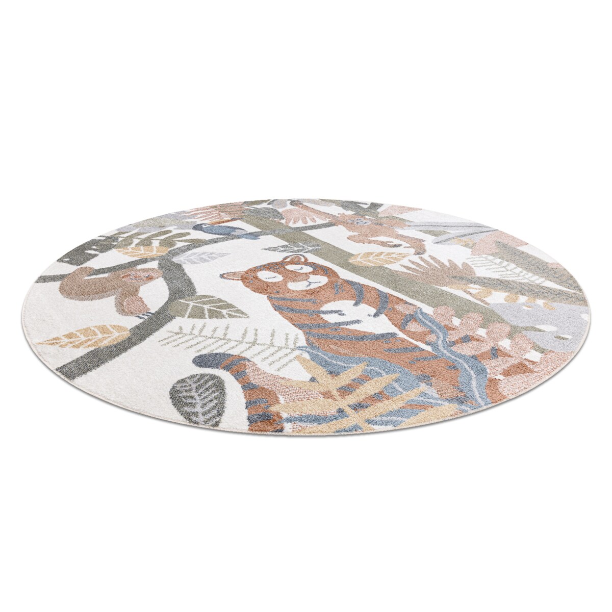 Dywan BONO 8426 koło Dżungla, dzikie koło 120 cm