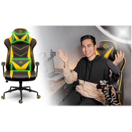Fotel gamingowy obrotowy krzesło biurowe Sofotel Hydra