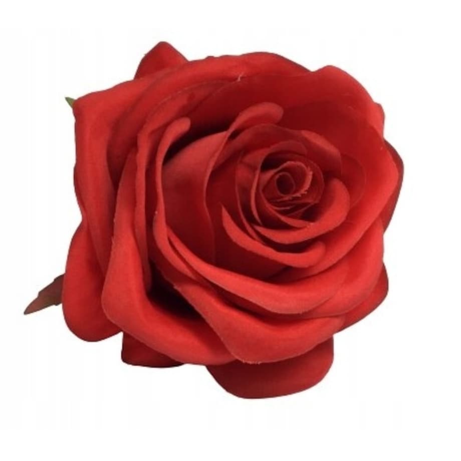 RÓŻA CZERWONA SZTUCZNA na bukiet stroik wiązanka ŁADNA kompozycja dekoracja