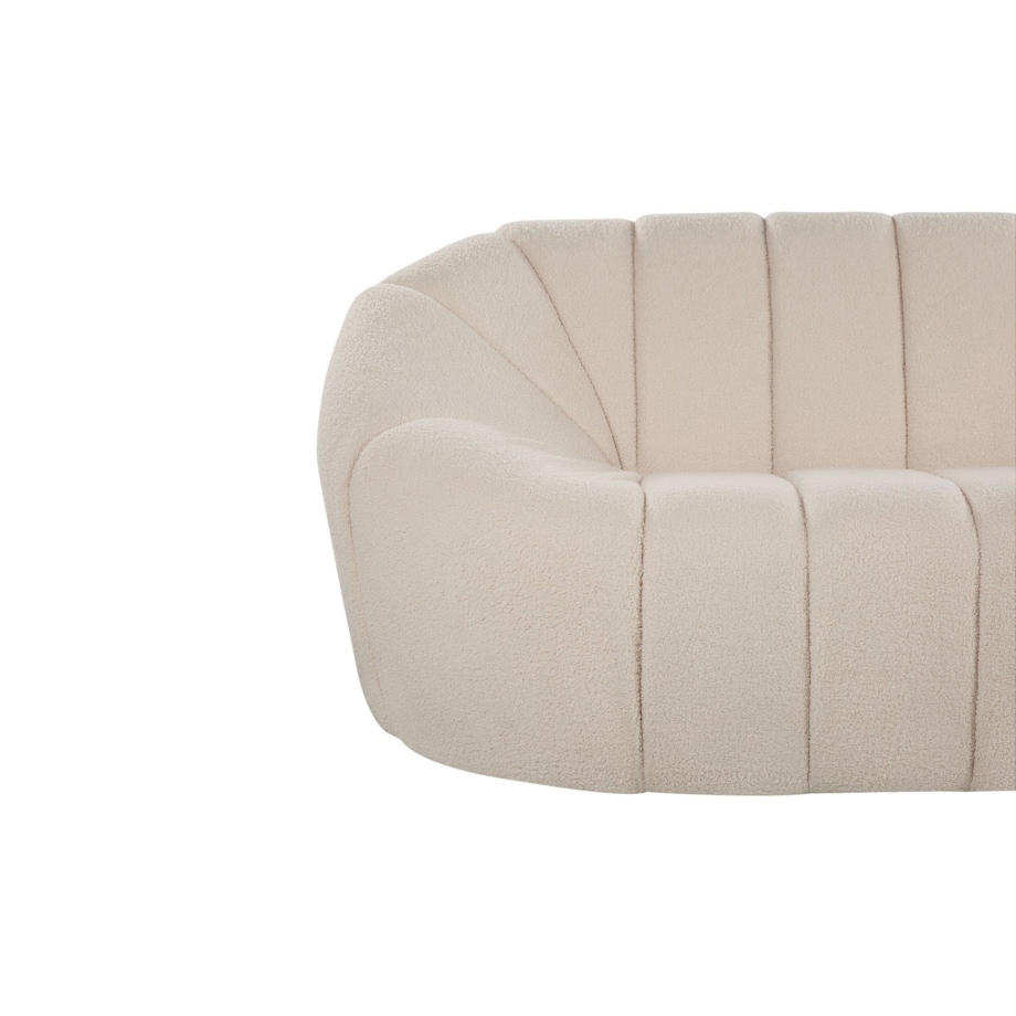 Sofa 3-osobowa boucle biała LOMMA