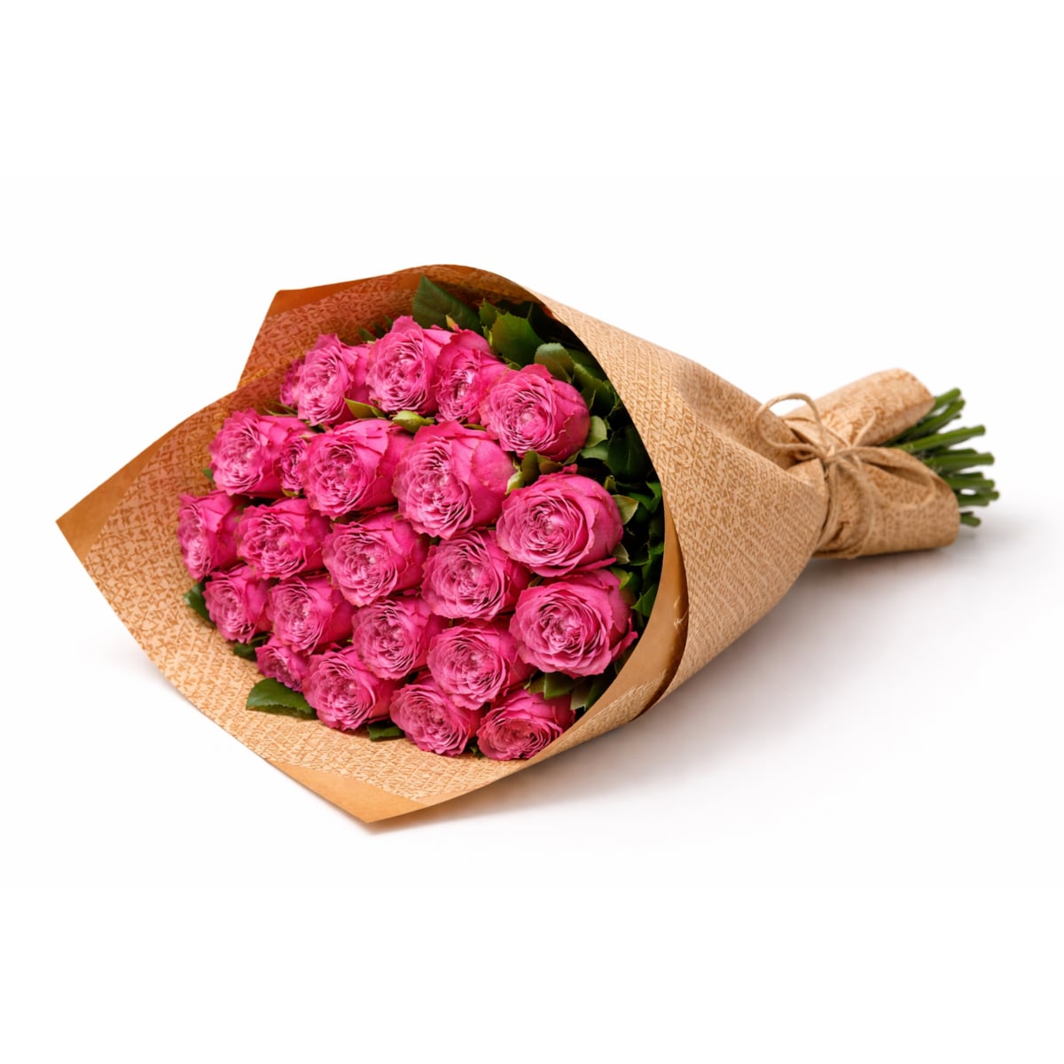 Bukiet róż Country Blue – 25 sztuk, wysokość 40-45 cm (Ekwador)