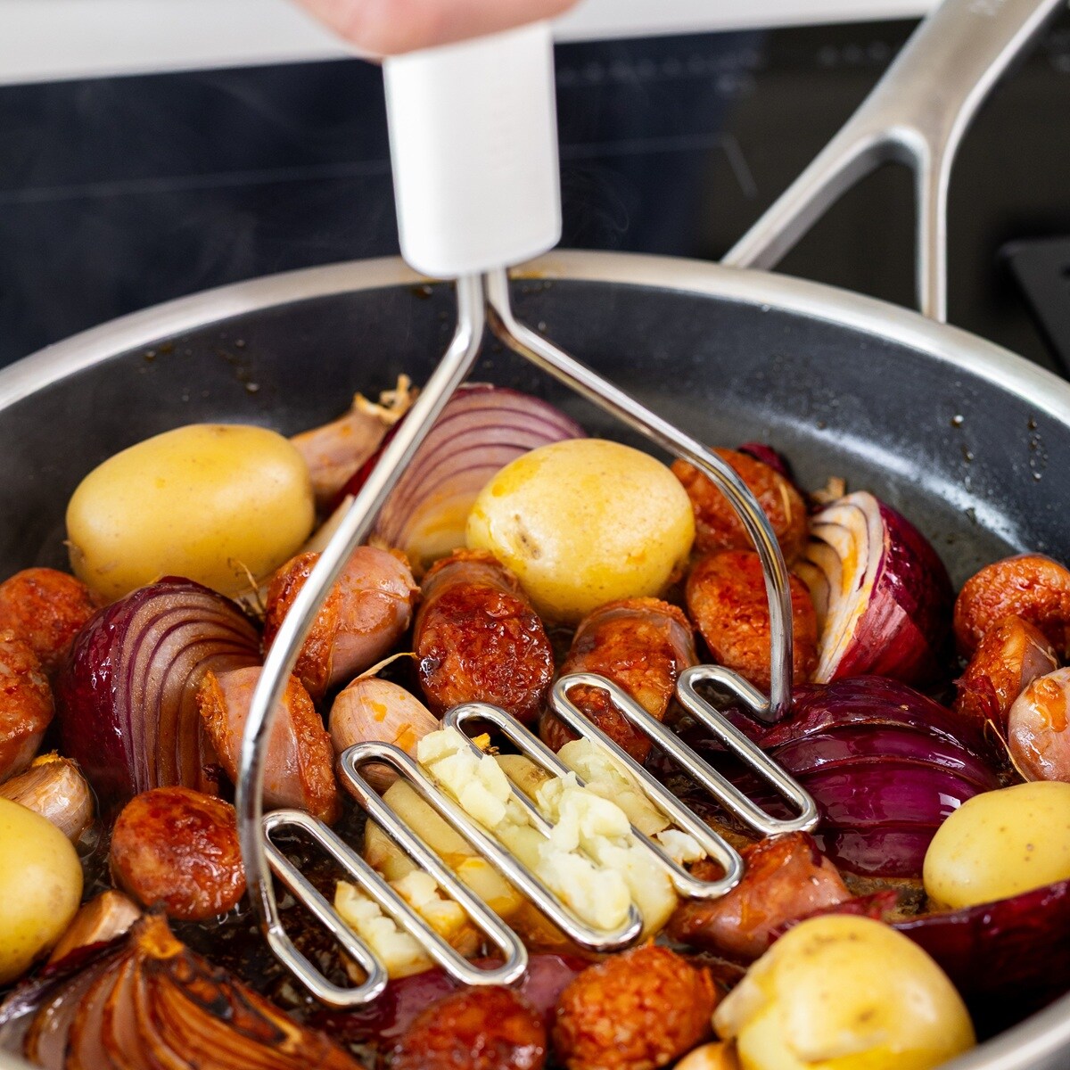 KitchenAid tłuczek do ziemniaków Porcelain White