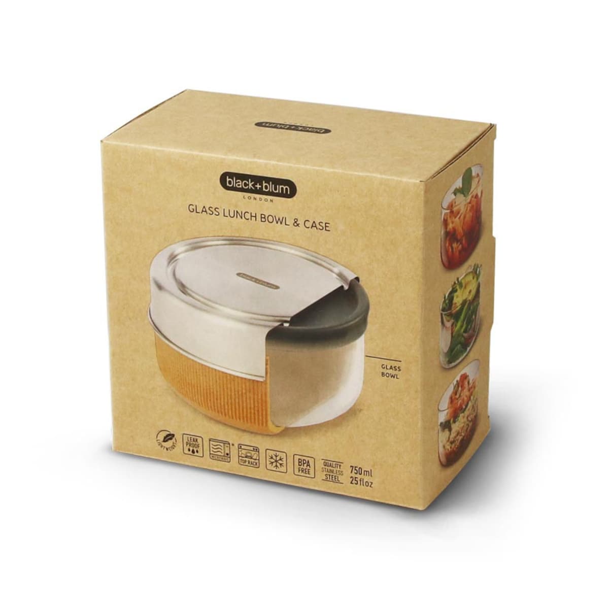 Pojemnik na lunch migdałowy, 750 ml, Black+Blum