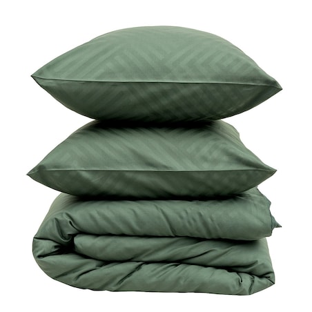 Pościel z satyny żakardowej Pine Green 220x200 cm, 220x200 cm