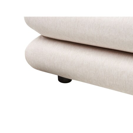 Łóżko Len syntetyczny LAVARDENS 180 x 200 cm Jasnobeżowy