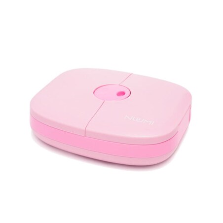 NUUMI szczelny lunch box z naklejkami, Pink