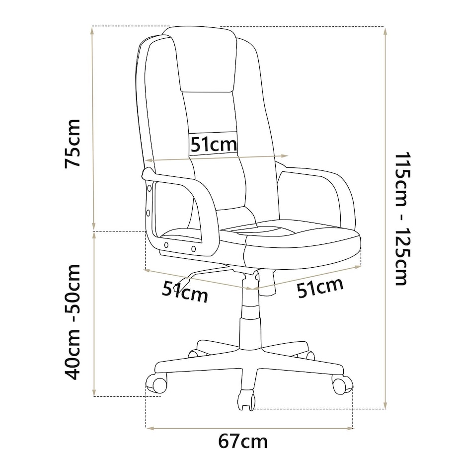 Fotel biurowy Sofotel 402C brązowy - dark brown