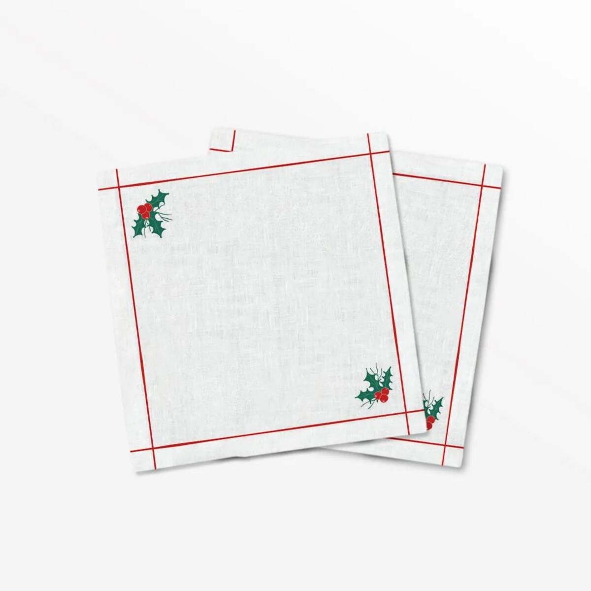 Serwetki świąteczne - drzewko świąteczne ramka (2szt.)