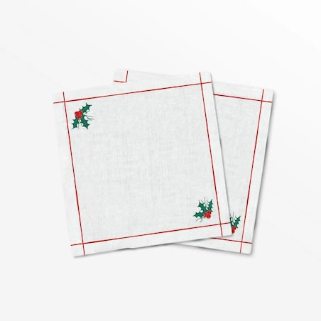 Serwetki świąteczne - drzewko świąteczne ramka (2szt.)