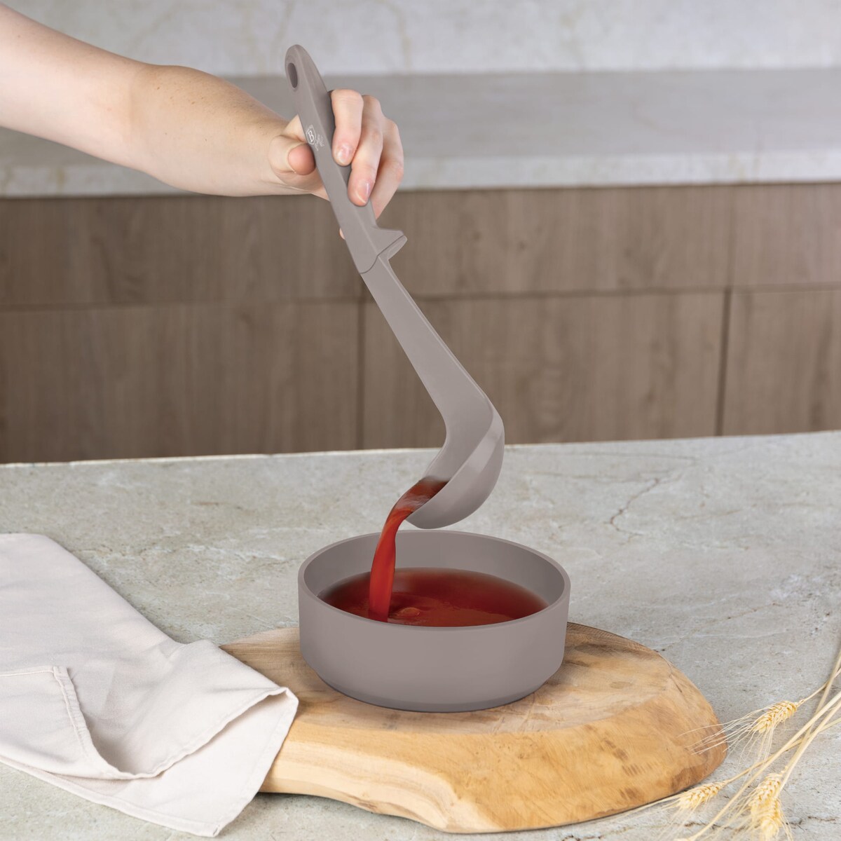 Zestaw przyborów kuchennych 5 elementów BerlingerHaus BH-6335 Taupe Collection