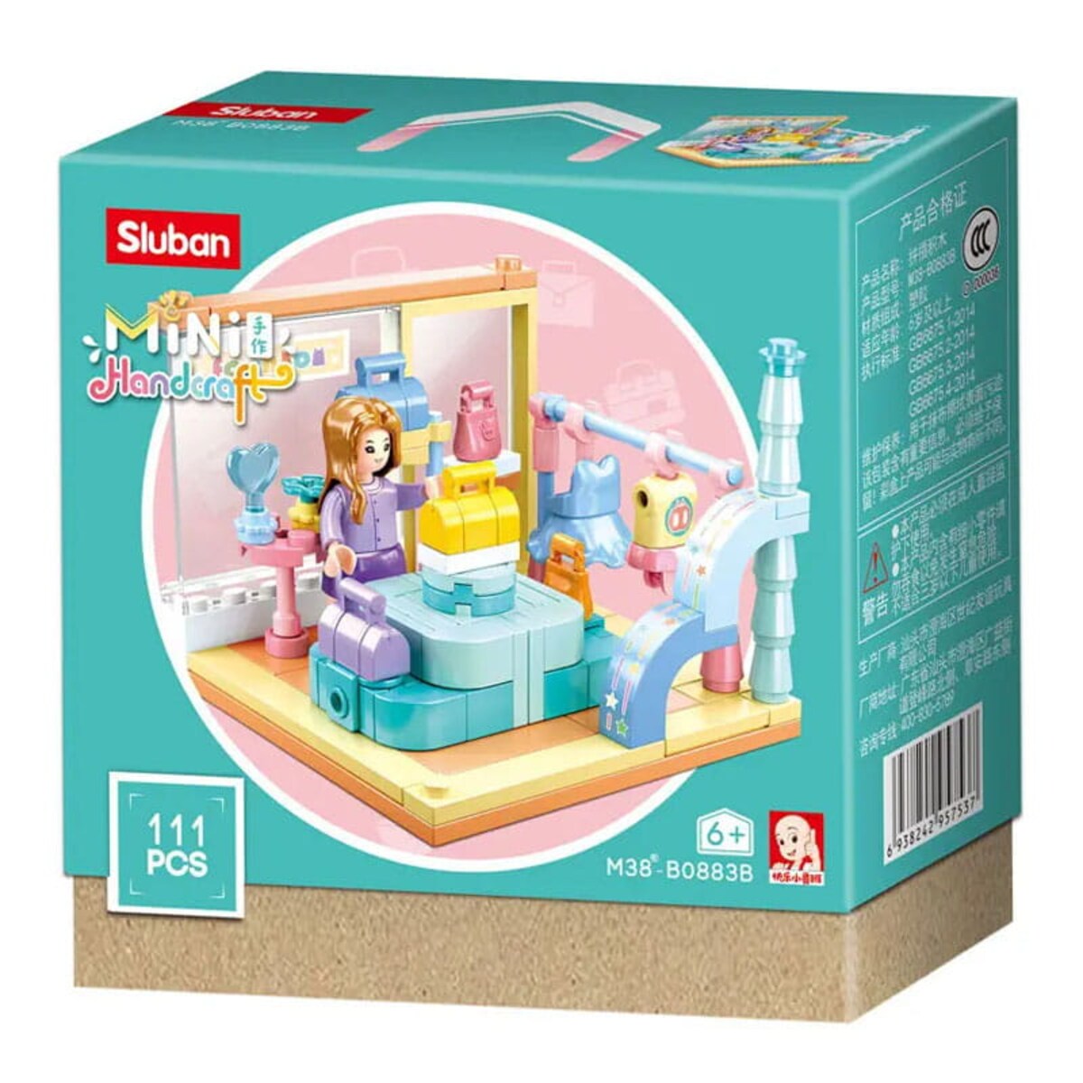 SKLEPIK - mini pokoik klocki - Sluban - 111 elementów