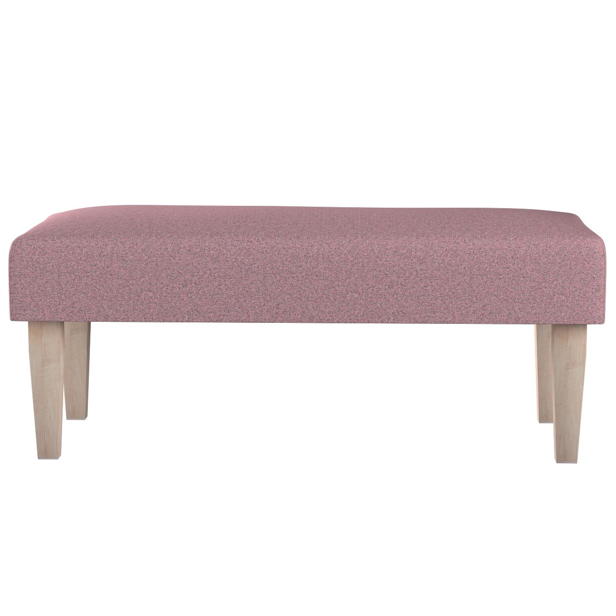 Ławka, różowy z czarną nitką, 100 x 40 x 40 cm, Amsterdam