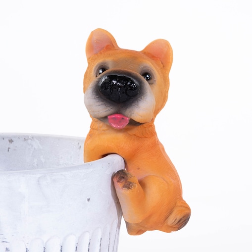 Ozdoba na doniczkę, zawieszka piesek