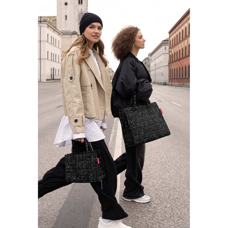 Torba DAILY SHOPPER, bouclé black