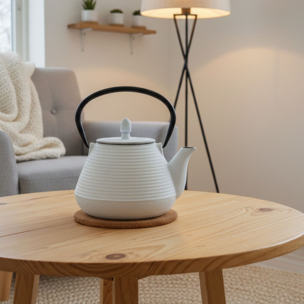 Czajnik żeliwny z zaparzaczem YUKI, 1000 ml