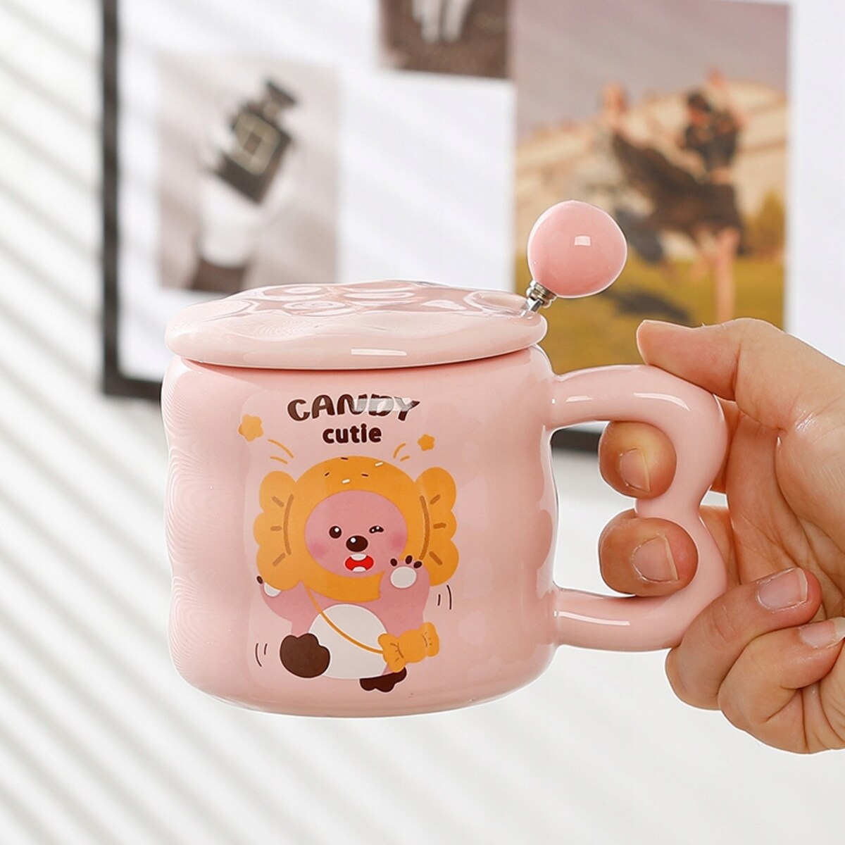 ZESTAW KUBEK Z PODGRZEWACZEM + Łyżka + Kabel USB PREZENT KUBEK ŚWIĄTECZNY