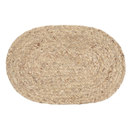 Podkładka pod talerz, hiacynt wodny, 45 cm, kolor brązowy