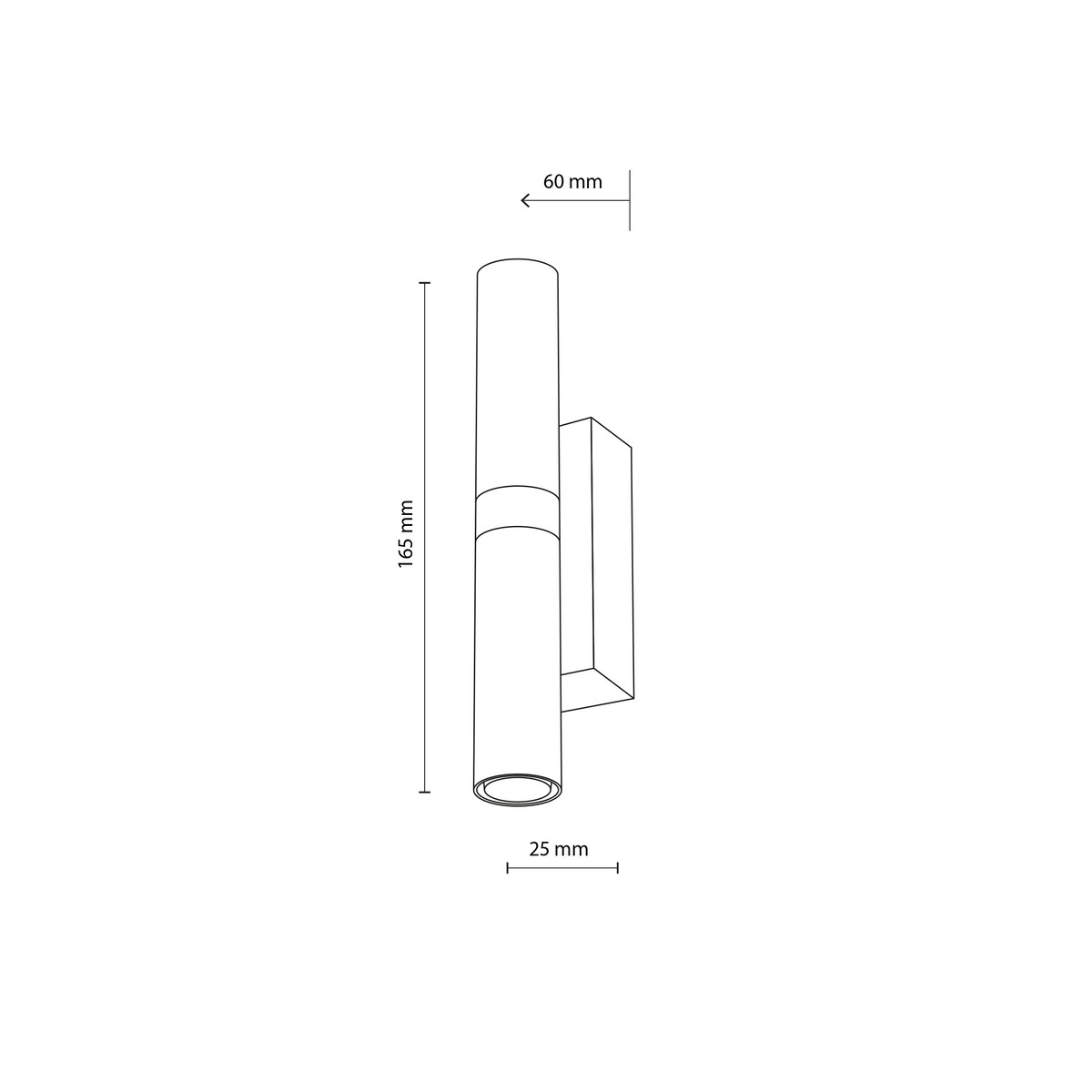 Kinkiet ścienny TK Lighting LAGOS BLACK 10184, czarny, 2xG9, nowoczesna lampa do salonu i sypialni