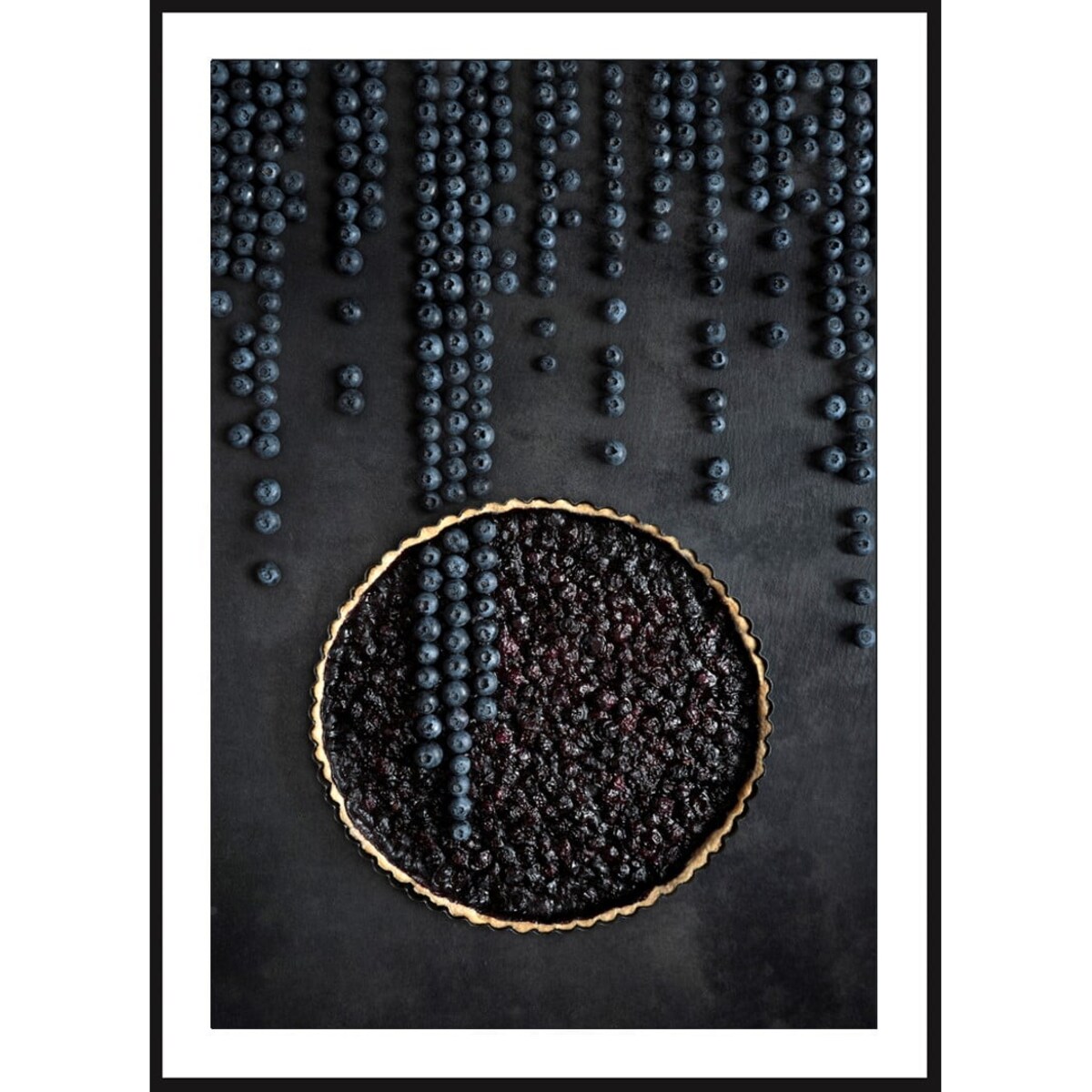 Poster Story, Plakat, Obraz - Tarta Jagodowa, wymiary 42 x 60 cm