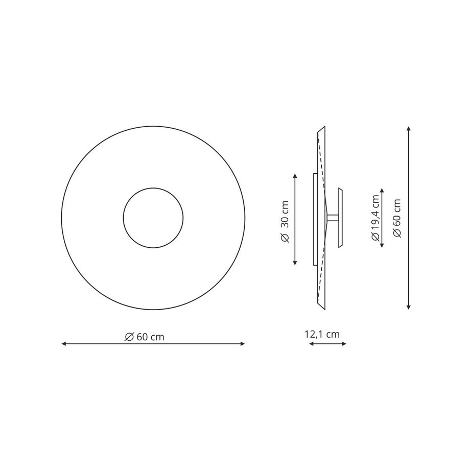 Plafon Light Prestige Coco biały LED 3000K 1 szt.