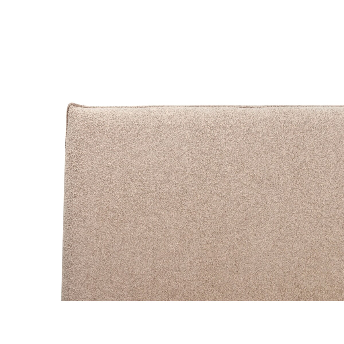 Łóżko Boucle LAVAUR 160 x 200 cm Beżowoszary