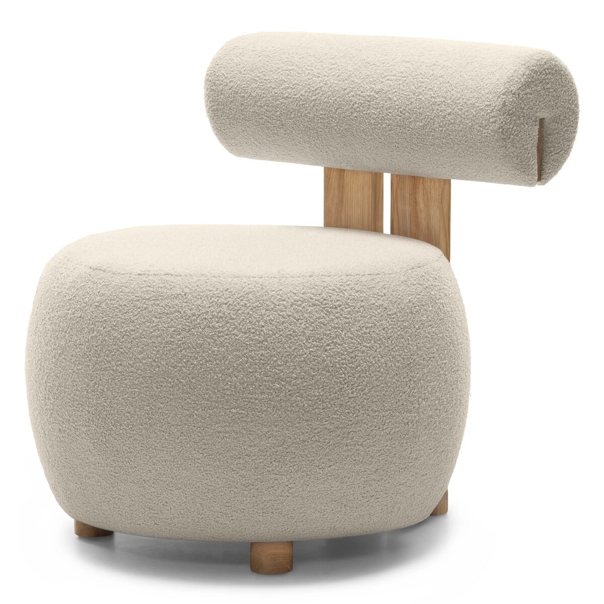 Fotel tapicerowany HANNI - III beżowy 70x63x71 cm