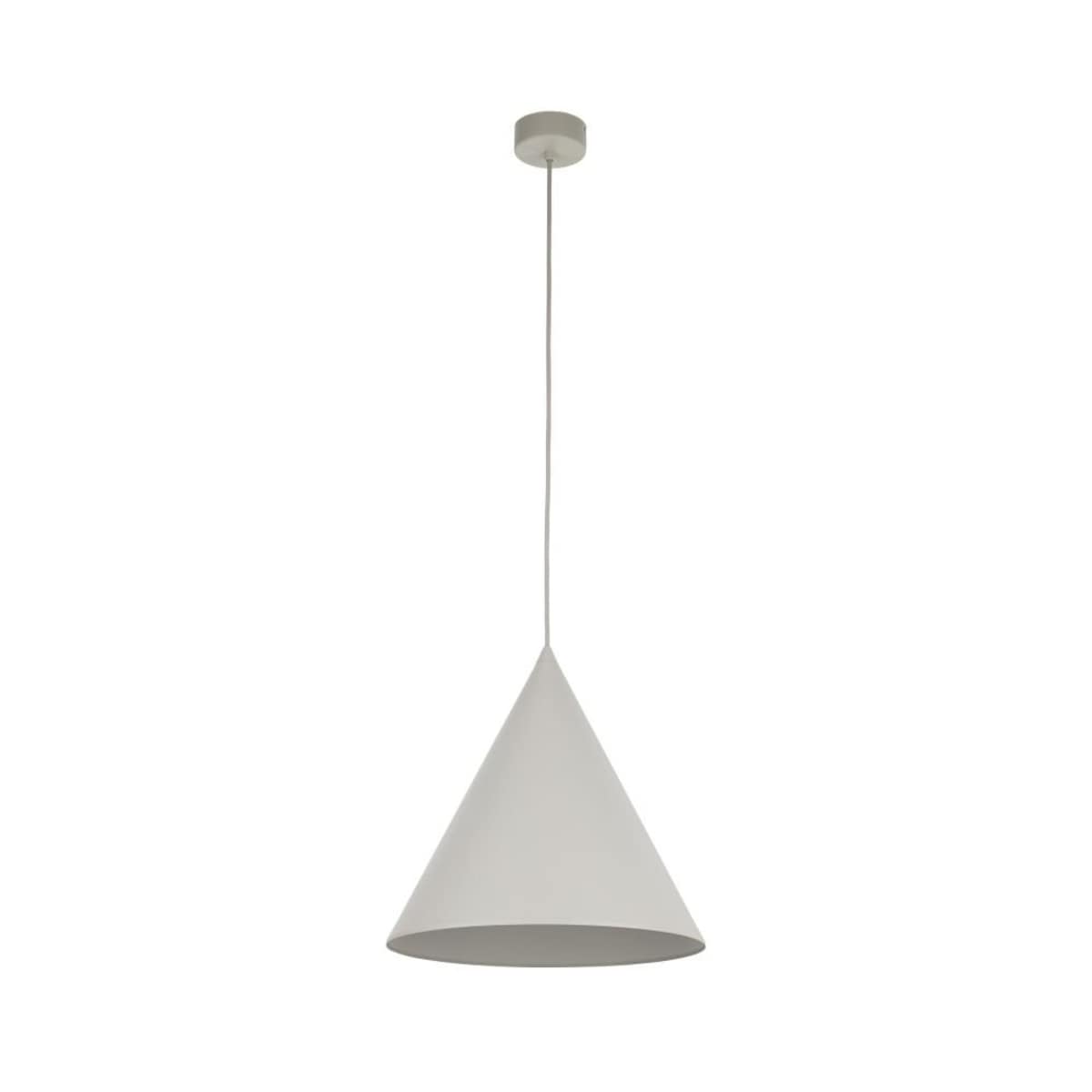 Lampa wisząca TK Lighting CONO BEIGE 10056 beżowa E27 LED stylowa do salonu i jadalni