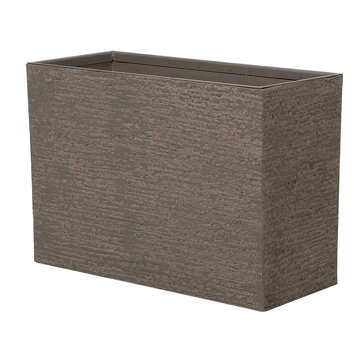 Doniczka 34 x 80 x 56 cm brązowa EDESSA