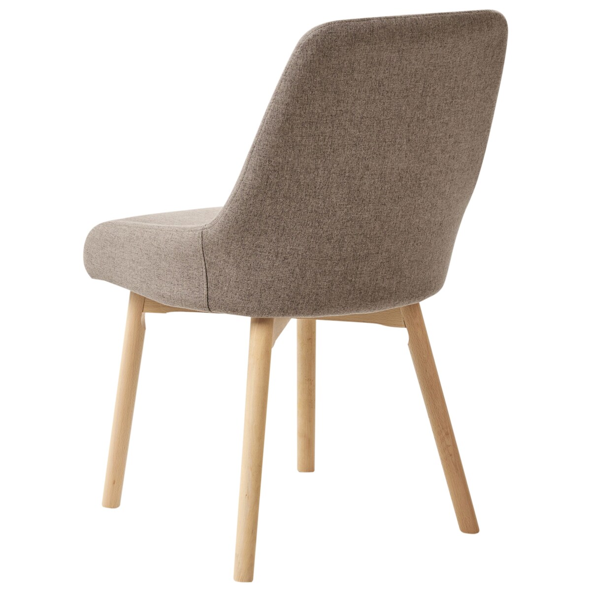 Zestaw 2 krzeseł do jadalni MELFORT Brązowy