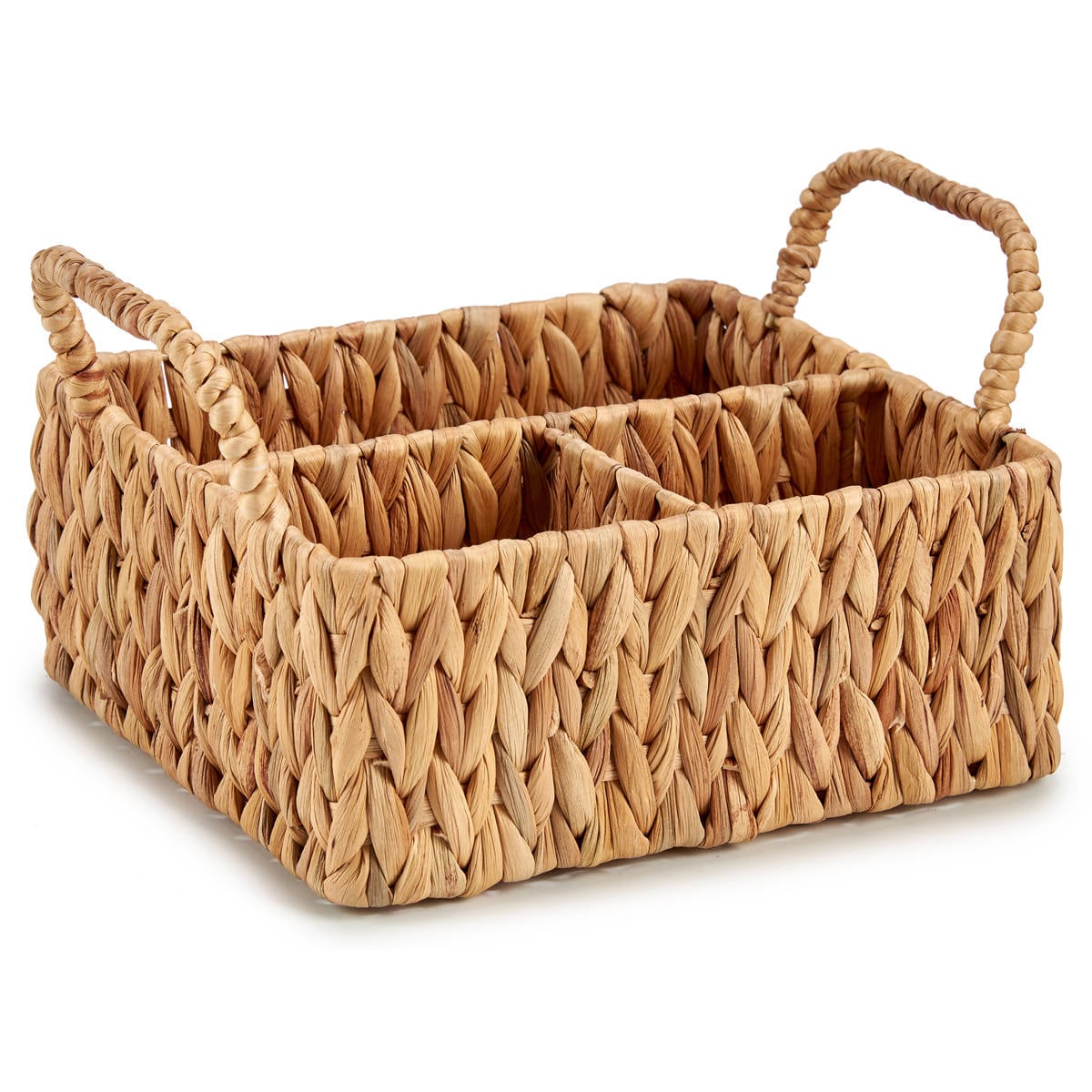 Koszyk do przechowywania z uchwytami, hiacynt wodny