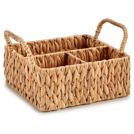 Koszyk do przechowywania z uchwytami, hiacynt wodny