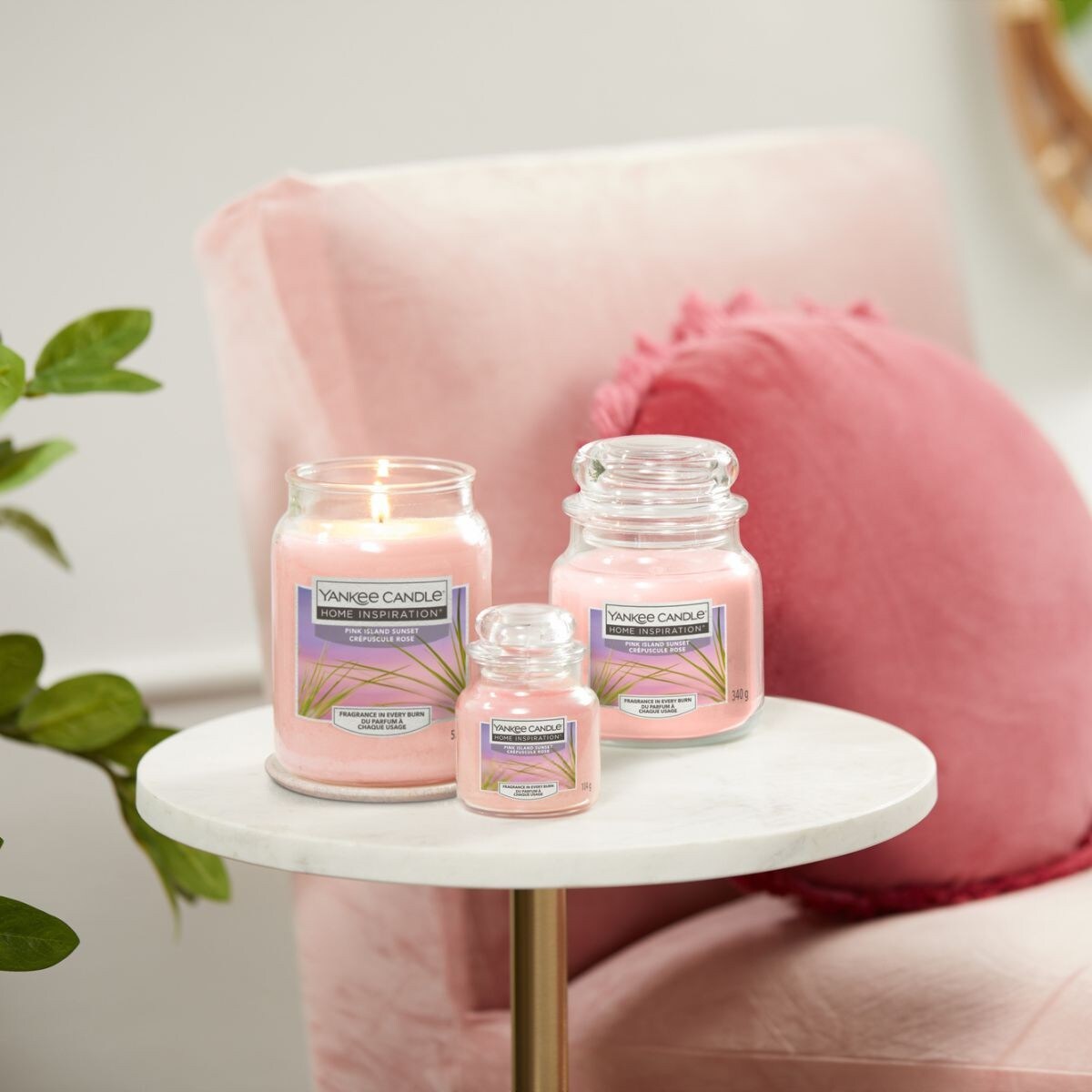 Home Inspiration świeca mała PINK ISLAND SUNSET