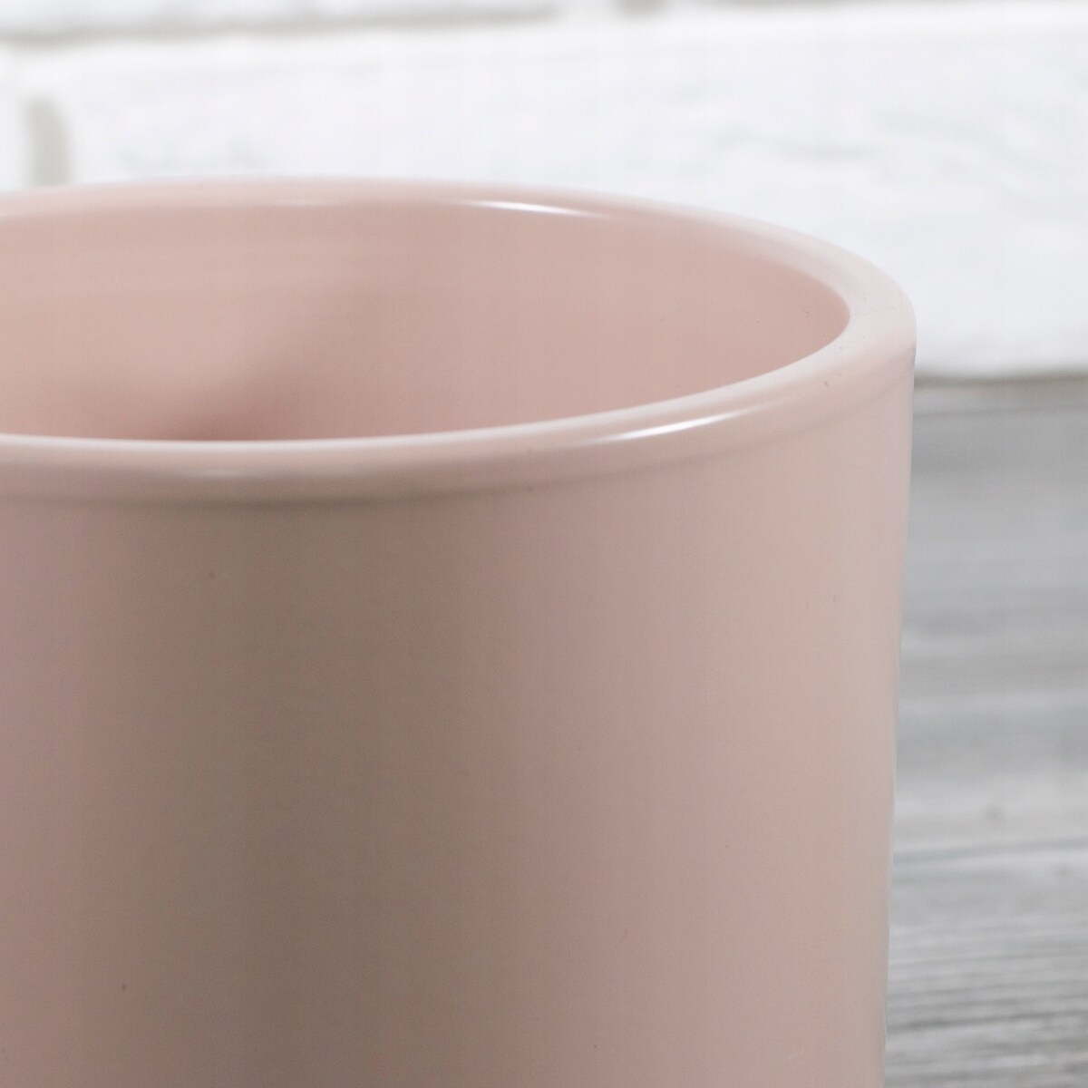 RÓŻOWA DONICA ceramiczna śr. 13cm