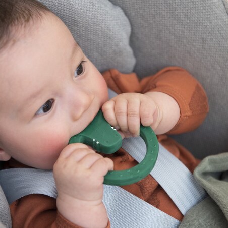 Okrągły gryzak z naturalnego kauczuku - Krokodyl Trixie Baby