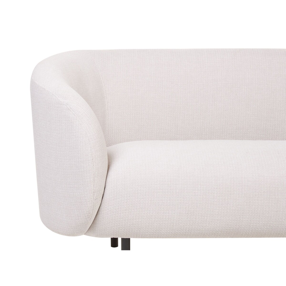 Sofa dwuosobowa tapicerowana beżowa LOEN