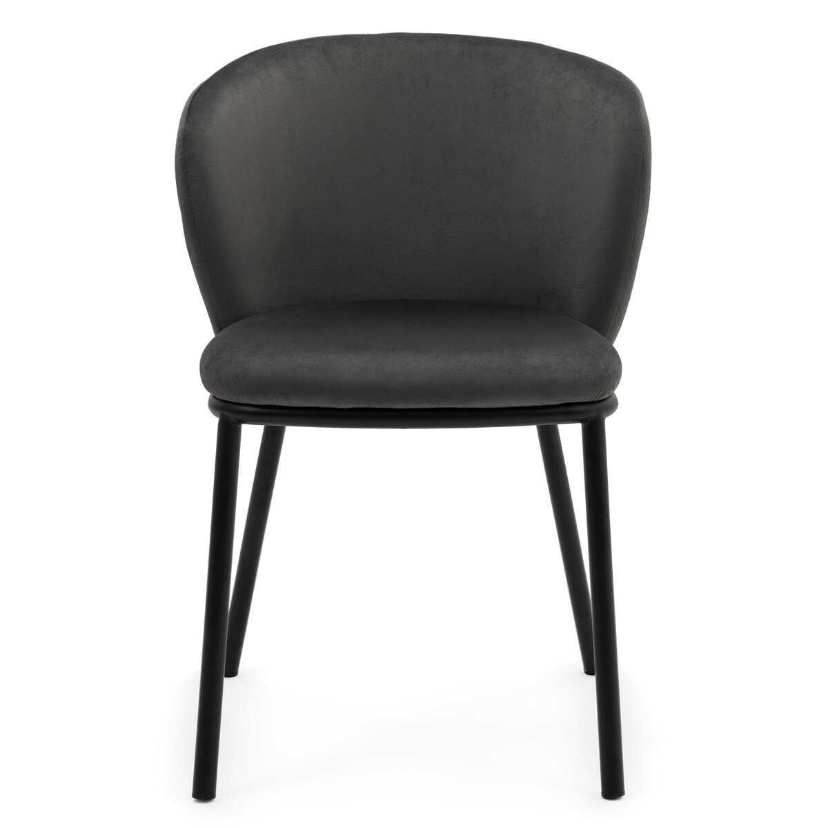 KRZESŁO TAPICEROWANE WELUROWE DO SALONU JADALNI GLAMOUR SZARE BARI