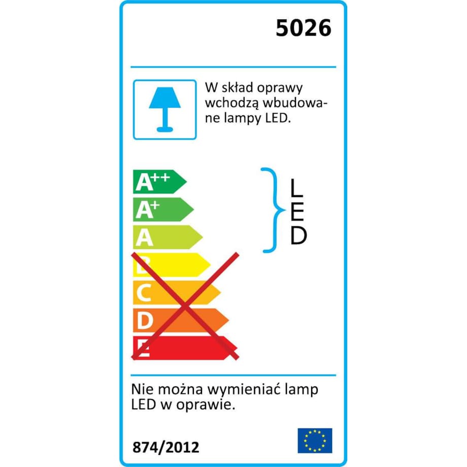 Stołowa LAMPA stojąca DELICE 5026 Rabalux szklana LAMPKA biurkowa skandynawska LED 6W 4000K czarna przydymiona